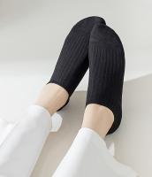 Calcetines De Tobillo Bajo Para Hombres Y Mujeres Calcetines De Barco Sólidos Transpirables Y Cómodos Paquete De 5/10 Pares Negro - details 8