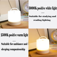 Lámpara De Noche LED Táctil Recargable Con Protección Ocular 3 Colores Regulables Iluminación Portátil Para Mesa Y Cama - details 3