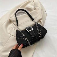 Bolso De Hombro Para Mujer En Lona Small Design Estilo Jean Nueva Moda Bolsa De Mano Suave Satchel Cierre De Cremallera - details 2