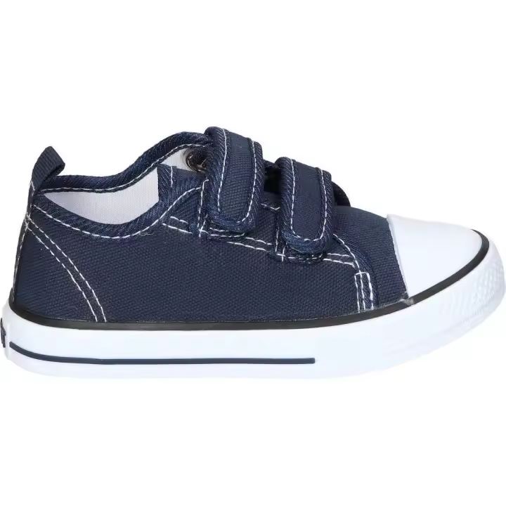 BUBBLE | Zapatillas Lonas Bubble Infantiles – Deportivas Infantiles en Color Azul Marino – Zapatillas Cómodas y de Alta Calidad – Zapatillas con Cierre de Velcro – Fácil de Poner y Quitar - Modelo P5015 - 1