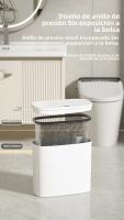 Basurero Inteligente 14L Con Sensor Automático Montado En La Pared Impermeable Y Elegante Para Cocina Y Baño Blanco - details 6