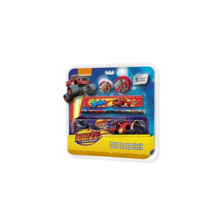 Set de 5 piezas con estuche metálico Blaze and the Monster Machines Kids Licensing Blaze Blaze