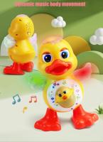 Pato Electrónico Que Danza Con Ojos Parpadeantes Y Luz Flashing Juguete Educativo De Animales Cartoon Divertido Para Niños Regalo - details 1