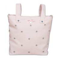 BOLSO PANERA BABYLINE DE LA COLECCIÓN DREAMS. 100% POLIPIEL CON ESTRELLITAS BORDADAS. - details 1