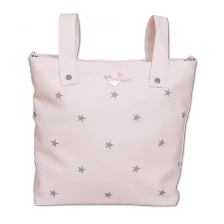 BOLSO PANERA BABYLINE DE LA COLECCIÓN DREAMS. 100% POLIPIEL CON ESTRELLITAS BORDADAS. - 1