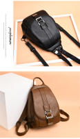 Mochila Multifuncional De Cuero Para Mujer Casual Para Niñas Y Adolescentes Escuela Viaje Bolsa Pequeña Capacidad Inferior a 20 Litros - details 12