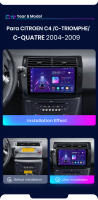 Junsun Radio Coche para Citroen C4 C-Triomphe C-Quatre 2004 2005 2006 2007 2008 2009 AI Voice 2 din Pantalla Coche Android Auto Multimedia Navegación GPS Auto radio - details 2