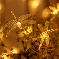 Luces De Cadena De 6M Con 40LED De Libélula Para Decoración De Bodas Fiesta Navidad Y Dormitorio Luz Fairy Alimentada Por Batería - details 14