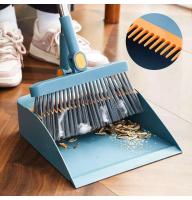 Cepillo De Piso Rotativo Plegable Y Grueso Con Cepillo De Peluche No Adhesivo Conjunto De Escoba Y Escoba Para El Hogar Herramienta De Limpieza - details 11