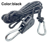 6pcs Amarras Reflectantes Para Tienda De Campaña Cierre Rápido Fijador Pulley Tensión Ratchet Gancho Awning Cordón De Viento Exterior - details 13