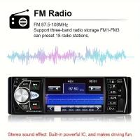Autoradio Inalámbrico 4.1" - Pantalla LED Full Colour, Mandos en Volante, Reproducción Multimedia, Cámara de Visión Trasera 8 Luces, Sonido Surround - details 3