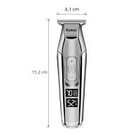 Kemei 5027 Cortacabello Para Barbero Sin Cable Corte Cercano Para Líneas Y Afeitado Seco Pantalla LCD Trimmer De Cabello Con Cuchilla De Titanio - details 6