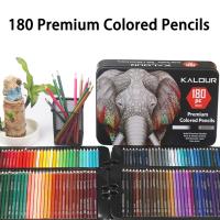 KALOUR Set De Lápices De Colores Profesionales 50/72/180/240/300 Pcs Lápices De Aceite Para Dibujos Y Pintura Artística Suministros Para Colorear - details 14