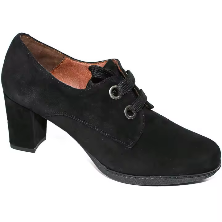 82511 Desireé Zapato Piel confort Plataforma tacon ancho Mujer - 1