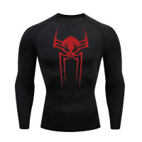 Camiseta De Compresión Para Hombre Quick Dry Transpirable Absorbedor De Sudor Ropa Deportiva De Algodón Para Gimnasio Y Fitness Con Mangas Cortas/Largas Protección Contra Alergias - details 7