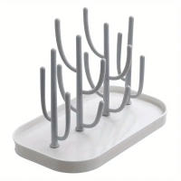Soporte De Encaje Para Botella De Leche En Forma De Árbol Para Bebés Organizador De Secado a Prueba De Polvo Regalo De Pascua - details 11