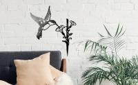 Decoraciones De Colibrí En Metal Para Jardín Y Pared Arte Y Manualidades Únicas Regalos De Colibrí Decoración Exterior Para Bird - details 3