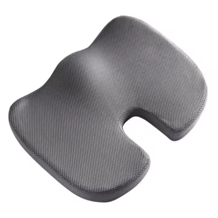 Cojín De Asiento Para Oficina De Espuma De Memoria Alivio De Dolor Lumbar Cojín De Cuello Para Hogar Removible Y Lavable - 1
