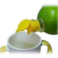 Squeezer De Limón Portátil Manual Herramienta De Jugo Lavable Con Filtro Integrado Para Limón Y Naranja Material PP - details 7