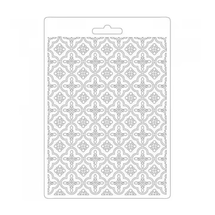 STAMPERIA                           MOLDE FINO MODELADO 21x15 CM LIFESTYLE METAL TEXTU - 1