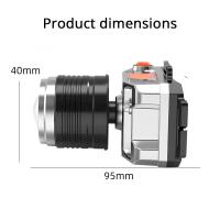 Linterna Frontal Recargable Con Sensor COB Chip LED Para Pesca Y Caza Impermeable Con Zoom Luz Super Brillante Para Camping - details 22