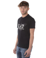 Emporio Armani EA7 Camiseta Algodón Hombre Negro 3 ZPT45PJ30Z 1200 - details 3
