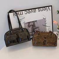 Bolso De Hombro Vintage Para Mujer De Cuero PU Tote De Lujo Monedero Retro Con Manija Top Clutch Bag Casual Para Todas Las Estaciones - details 6
