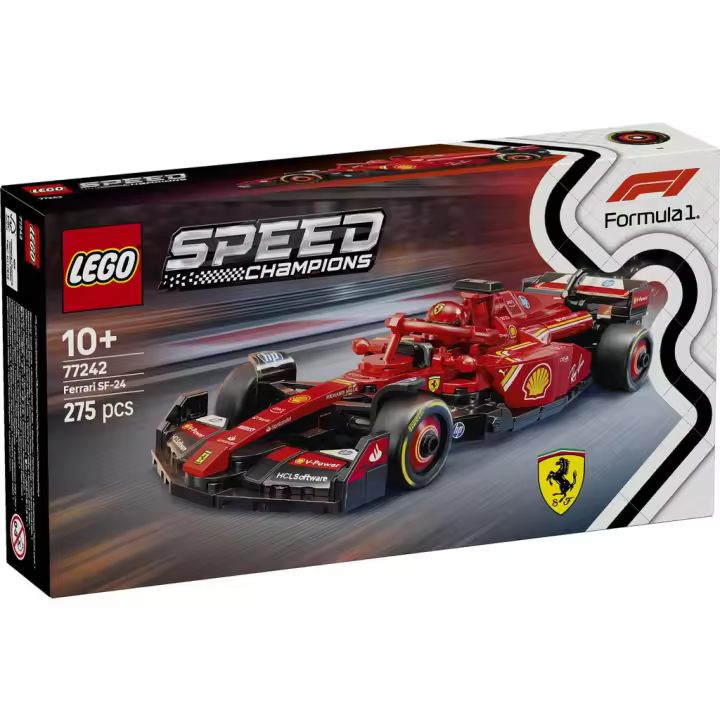 Lego Speed Champions Fórmula 1 Coche de Carreras Ferrari SF-24 F1 - 1
