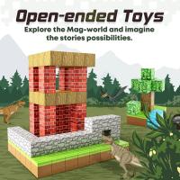 Juego De Bloques Magnéticos 100PCS Para Niños Y Niñas Set De Mina Del Mundo Magnético Para Desarrollo Científico Tecnológico Montessori Sensory Cubes Regalo Ideal Para Niños Y Niñas - details 3
