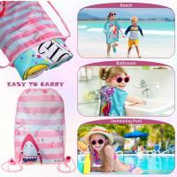 Toalla Infantil con Capucha Poncho de Baño, de playa, de piscina para Niñas Niños Toalla de Playa Super Suave Absorbente Secado Rapido Toalla (Poni). Gafas de sol de Regalo!!! - details 6