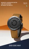 Reloj De Cuarzo Para Hombre DOM 1753 Diseño Creativo Resistente Al Agua Con Correa De Cuero Malla De Acero Inoxidable Estilo Formal - details 11