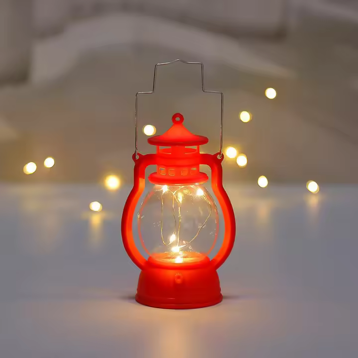 Lámpara LED De Halloween Decoración De Navidad Vintage Portátil Antorcha Electrónica Candlestick Ambiente Barra Luz Novedosa - 1