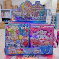 2pcs Sanrio Hellokitty Cinnamoroll Melody Kuromi Material De Estudio Regalo Escolar Bolsa Grande De Suerte Para Estudiantes Accesorios De Anime Clásico - details 8