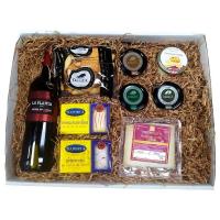 Estuche gourmet con Vino Ribera del Duero, cremas de queso, conservas gourmet y picos de pan - Regalo perfecto - details 1