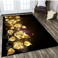 Alfombra De Techo Tema De Rosas Románticas Para Día De San Valentín Estilo Moderno Con Diseño De Flores Antifatiga Para El Hogar - details 3