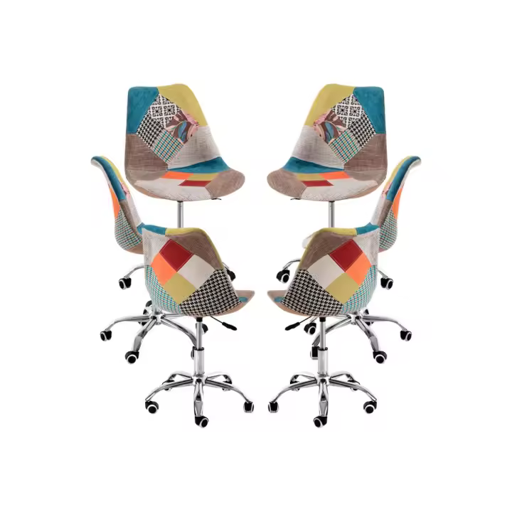 Pack 6 Sillas Neo Patchwork - Patchwork Clear - 1