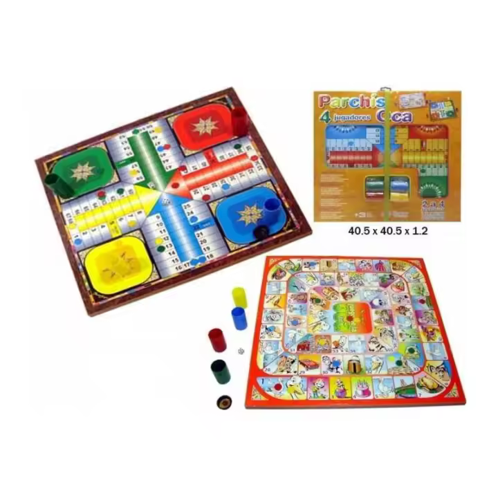 TABLERO JUEGO PARCHIS Y OCA DE RAMA TRITTON - 1