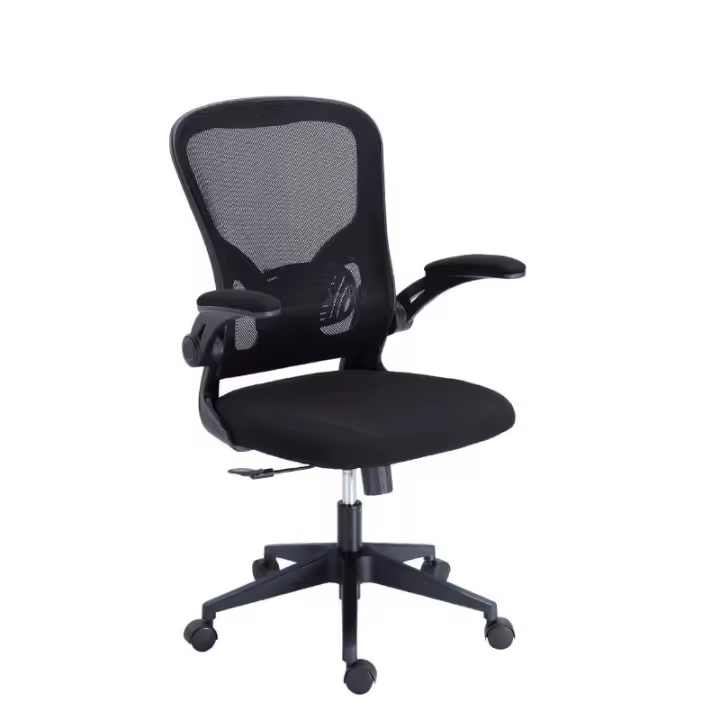 Miroytengo Silla giratoria Lexi transpirable en negro Despacho moderno - 1