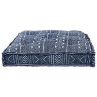 Cojín para pallet vidaXL Indigo 120x80x12 cm Tela - details 2