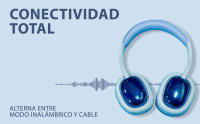7236 Auriculares inalámbricos de Bluetooth Cascos auriculares de diadema supraaurales wireless over-ear Cascos auriculares bluetooth de diadema con cancelación de ruido Cascos de sonido estéreo y bajo potente con larga duración - details 2