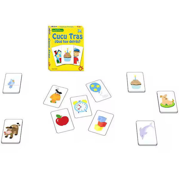 ¡Cucu Tras!: Juego de Memoria para niños a partir de 4 años. (2 a 4 jugadores) - 1
