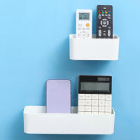 Organizador De Pared Para Maquillaje Y Cocina Caja De Almacenamiento Con Gancho Adhesivo Estante Para Baño Y Cocina Contenedor De Organizador De Cajones Material PP Montaje En Pared - details 10
