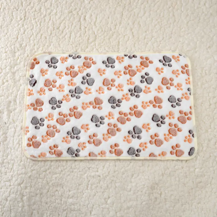 Manta Caliente Para Perros Y Gatos Pequeños Y Grandes Con Estampado De Manos Sofá Cama Para Yorkshire Golden Retriever Algodón De Corallo Suave Accesorios Para Mascotas - 1