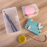 Caja De Almacenamiento Para Joyería Y Maquillaje Transparente Plástico Ecológico Para Pendientes Y Anillos Caja Organizadora De Hardware De Cosméticos LEENKEA - details 6