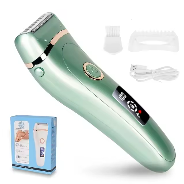 Nueva afeitadora eléctrica recargable para mujeres, instrumento de depilación para bikini, axilas, piernas y zonas íntimas. - 1