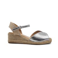 Calzados soraia, Sandalia de antelina y plataforma de yute, espardeñas de cuña, para mujer. - details 46