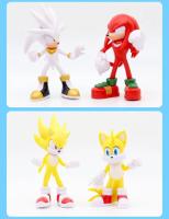 Figura De Acción Sonic Película Y Televisión PVC Personaje De Sombrilla Y Cola Modelo De Muñeco Juguetes Para Niños Animal - details 2