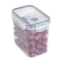 Caja De Almacenamiento De Alimentos Plástica Sellada Para Cereales Azúcar Frutas En Seco Jars Con Tapa Refrigerador Contenedor Organizador De Cocina - details 4