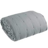 Pierre Cardin Colcha Bouti DOTS GRIS Extra Suave - 100gr/m2 - Funda de Cojín 50x70cm - details 1