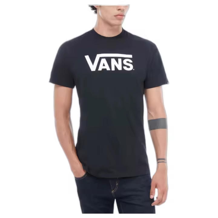 Camiseta de Manga Corta Vans Mn Classic para hombre en color negro - 1